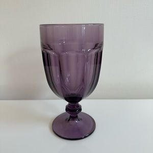 Vintage Libby Purple Duratuff large glass